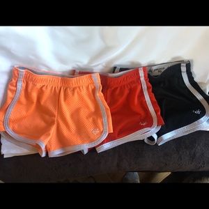 BUNDLED Three pair girls jogger shorts Size 7